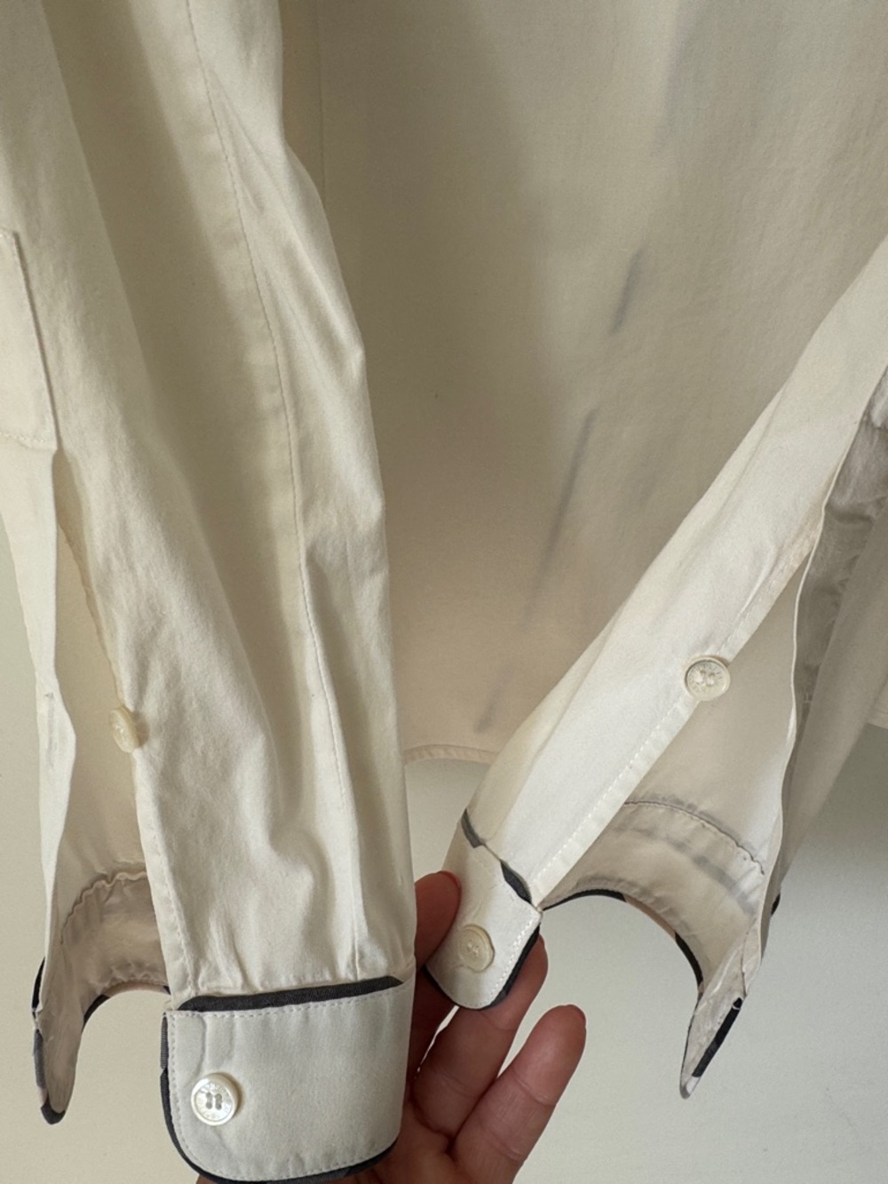 Burberry Button Front Shirt Size 6 - Picture 5 of 8